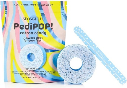 Pedicure Treatment Spongellé Cotton Candy Pedipop