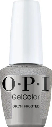 Gel Polish Gelcolor OPI Opim Frosted Semisheer Soft Cool Holographic Silver Shimmer Led Cure Gel Nail Polish 05 Fluid Ounce