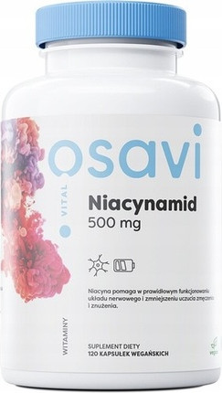 Ниацинамид Osavi 500 мг, 120 веганских капсул