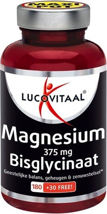 Magnesium 375mg Bisglycinate Tablets Lucovitaal