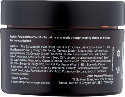 Styling Paste John Masters Organics
