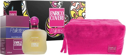 Paillettes Set mit Parfüm Eau De Toilette und Clutch Enrico Coveri