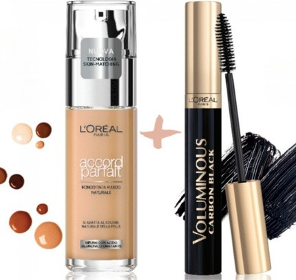Set: L'Oréal Paris Accord Parfait Foundation und Mascara