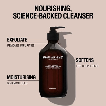 Body Cleanser Grown Alchemist Kamille, Bergamotte, Rose