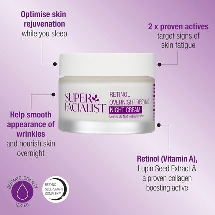 Super Facialist Retinol Overnight Resync Nachtcreme