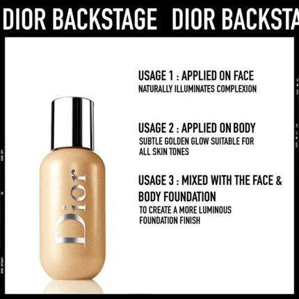 Face & Body Glow Foundation Christian Dior