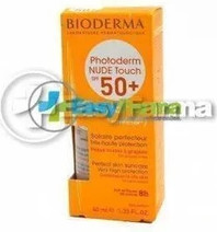 Schützendes getöntes Fluid Bioderma Photoderm Nude Touch LSF 50