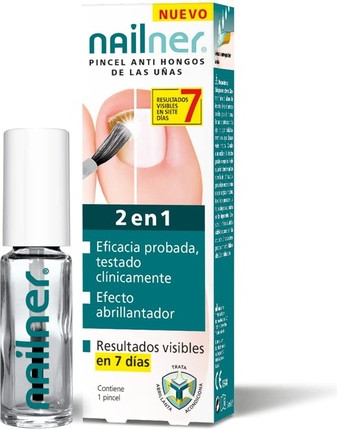 Nailner 2-in-1 Anti-fungal Brush Set