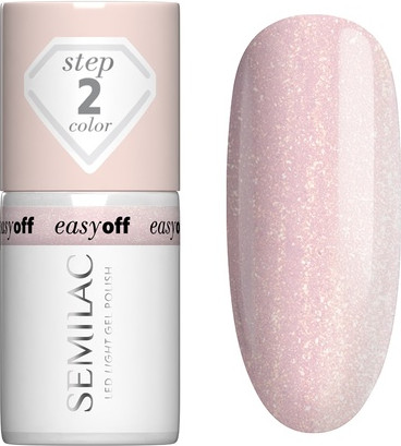 Hybrid Nail Polish Semilac Glazed Milk