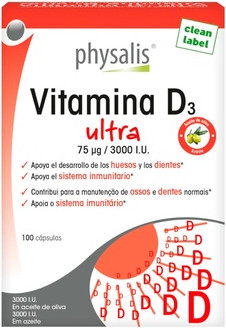 Physalis Витамин D3 Ультра 100 капсул