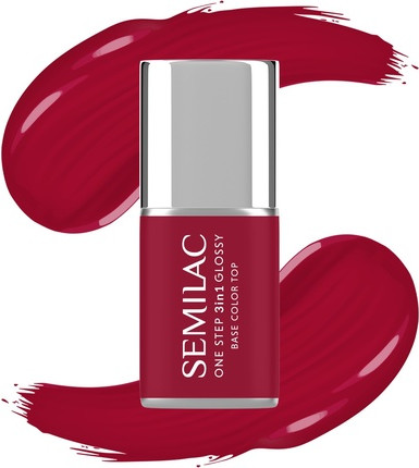 Hybrid Nail Polish Semilac One Step Glossy 3in1