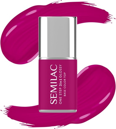 Hybrid Nail Polish Semilac S595 Bright Purple