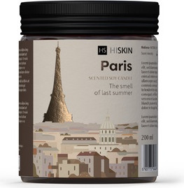 Soy Candle Hiskin Home Paris