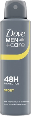 Deodorant Spray Unilever Dove Men Care Sport