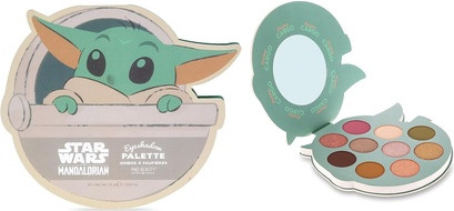 Eyeshadow Palette Mad Beauty Disney's Star Wars The Mandalorian Grogu Baby Yoda Fourteen Shade Palette