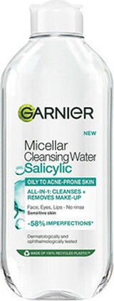 Мицеллярная вода Garnier с салициловой кислотой