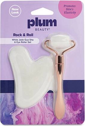 Plum Beauty Massage Roller and Gua Sha Set