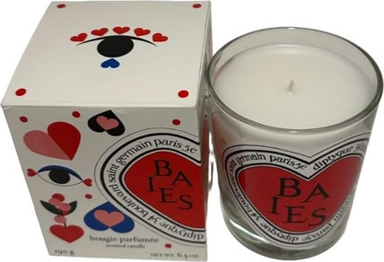 Набор ароматических свечей Diptyque Baies Roses, коллекция ко Дню святого Валентина