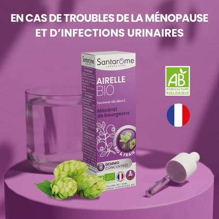 Frisches Knospenmazerat Cranberry Comfort Gemmotherapie Santarome