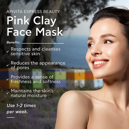 Gesichtsmaske Apivita Express Beauty Pink Clay Gentle Cleanser