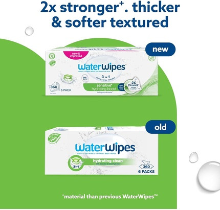 Sensitive Hydrating Boost Wipes WaterWipes