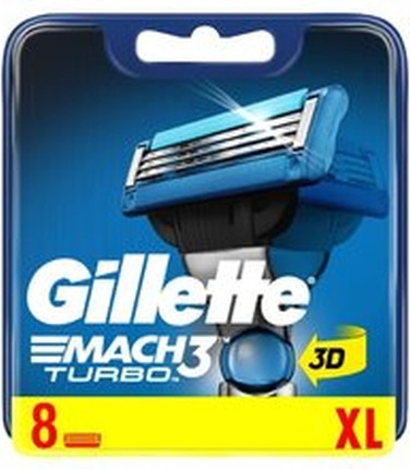 Gillette Mach 3 Turbo Сменные кассеты