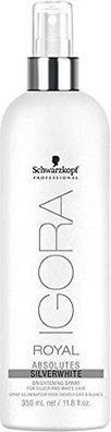 Brightening Spray Schwarzkopf IGORA Royal Absolutes Silverwhite