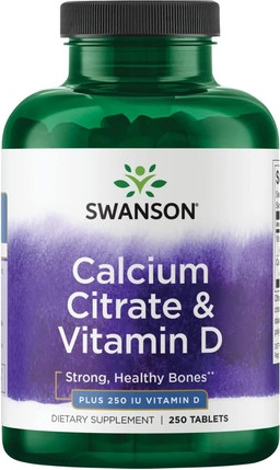 Tablets Swanson Calcium Citrate & Vitamin D
