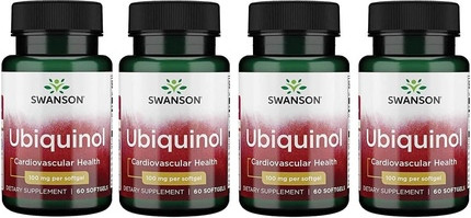 Ubichinol 100mg 60 Weichkapseln Swanson