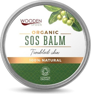 Balm Wooden Spoon SOS Balm for Troubled Skin