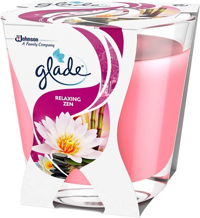 Ароматическая свеча Glade Relaxing Zen в банке