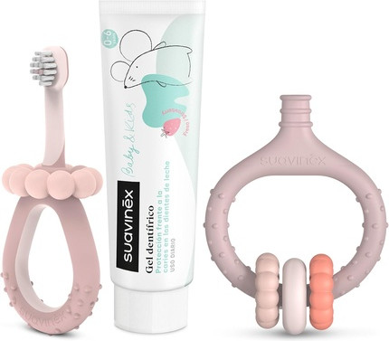 Starter Set for Dental Care with Toothbrush for Babies Suavinex