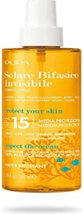 Two-Phase Solar Energy Invisible SPF 15