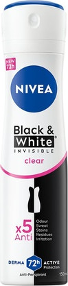 Дезодорант-спрей Nivea Black & White Invisible Original для женщин