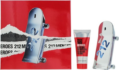 Eau de Toilette Carolina Herrera 212 Men Heroes Forever Young 2 Piece Gift Set