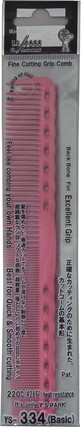 Comb Ys Park Fine Cutting Grip Comb Pink