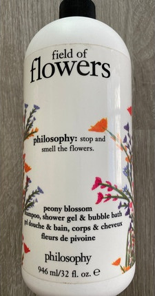 Shampoo Duschgel Badezusatz Philosophy Blütenwiese Pfingstrose
