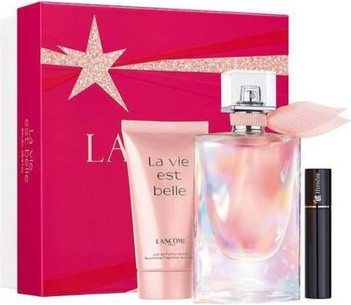 Eau de Parfum Spray Set Lancome La Vie Est Belle Soleil Cristal