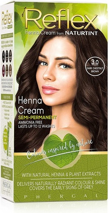 Haarfarbe Naturtint Reflex Dunkelbraun Kastanie