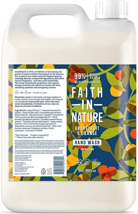 Hand Wash Faith In Nature Grapefruit and Orange