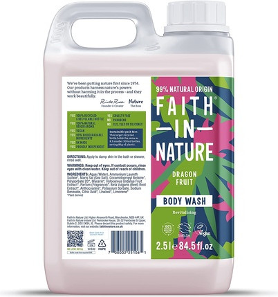 Body Wash Faith In Nature Natural Dragon Fruit