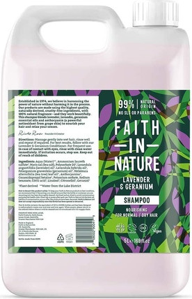 Shampoo and Conditioner Set Faith In Nature Lavender & Geranium