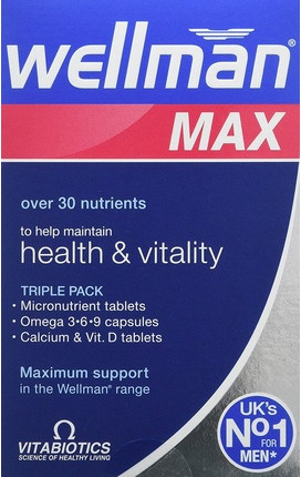 Tablets/Capsules Vitabiotics Wellman Max