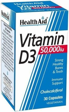 Capsules Health Aid Vitamin D3 50.000iu
