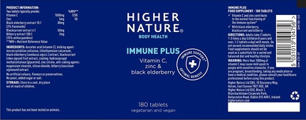 Kapseln Higher Nature Immune+ 