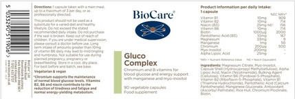 Capsules Biocare Gluco Complex