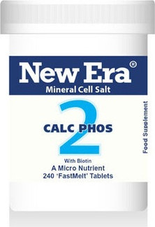 New Era Nr. 2 Calc Phos Mineralsalz Schnell schmelzende Tabletten