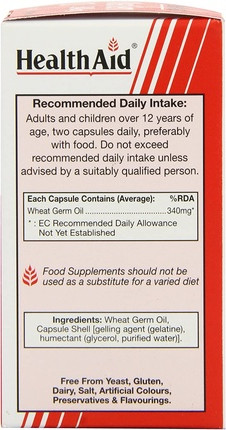 Gesundheitskapseln Health Aid Weizenkeimöl