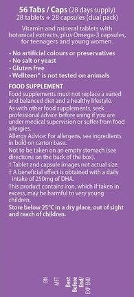 Tablets/Capsules Vitabiotics Wellteen Her Plus