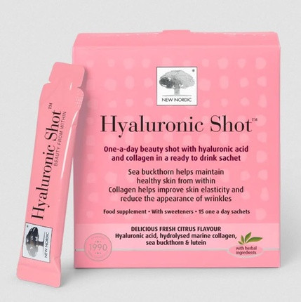 New Nordic Hyaluronic Shot mit maritimem Kollagen-Nahrungsergänzungsmittel